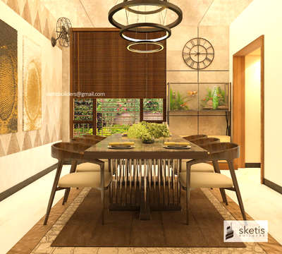 #InteriorDesigner #LUXURY_INTERIOR #DiningTableAndChairs #diningarea #furnitureanddiningtable #interiordesignkerala #homesweethome #sketisbuilders
#CivilEngineer #diningarea