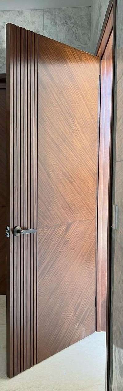 veneer#finish#door#with#4mm grooves#pattern