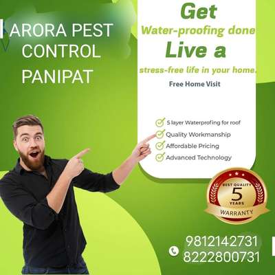 *waterproofing  with dr fixit *
All types waterproofing  
nd PEST  control  sarvice