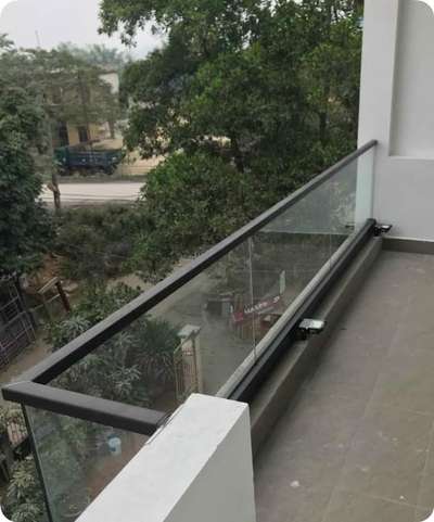 glamour aluminium glass railing
