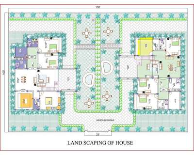*2D plan*
Floor plan, Door & Window Details 
space Distribution