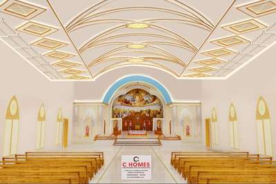 Church Seeling 3D Designing #seeling#interior#photoshop#alter#church#seelingwork#