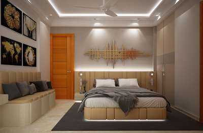 bed room 3d view