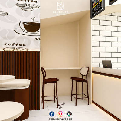 cafe Interior: space sitting under staircase.
 #cafeinterior  #cafedesign  #cafe  #cafeseating  #cafeteria  #cafeinteriors  #cafeinteriordesign  #InteriorDesigner  #interor  #Architectural&Interior  #interiorpainting  #interiorcontractors  #interiorrenovation  #furnitures  #Contractor  #Architect  #koloviral  #trendig  #explore  #followback