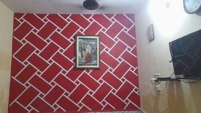 *all painting design with labour and material *
one wall designe wall
