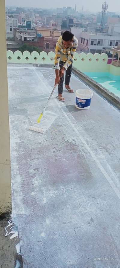 Roof top water proofing with guaranty