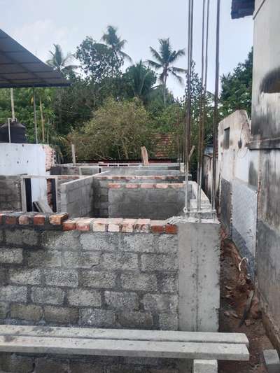cement solid block
 work  completed