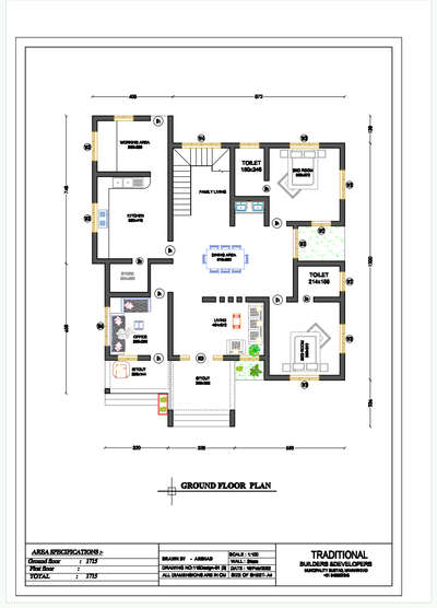 1700 sqft House plan #homesweethome  #SmallHomePlans  #Palakkad