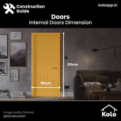 For the texture, colour and materials you have tons of choices for a house door but always make sure you maintain an average size and above as per today's standards !!

Have a look at our post to see the average size of an internal house door.

Hit save on our posts to refer to later.

Learn tips, tricks and details on Home construction with Kolo Education🙂

If our content has helped you, do tell us how in the comments ⤵️

Follow us on @koloeducation to learn more!!!

#koloeducation #education #construction  #interiors #interiordesign #home #building #area #design #learning #spaces #expert #consguide #style #interiorstyle #internal #furniture #door