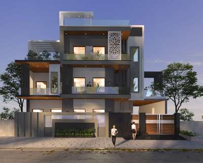 wonderful home design  #3d  #exterior_Work
