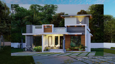 3dhk front elevation #exteriordesigns #Autodesk3dsmax #Interlocks #HouseDesigns #HomeDecor #ElevationDesign
