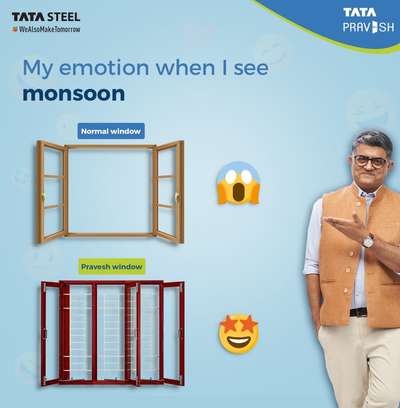 Enjoy this Monsoon wholeheartedly with Tata Pravesh Steel Doors and Windows.

Akela Hi Kaafi Hain!

Get your Tata Pravesh Doors today itself😍😎

#Tatapravesh  #Tatasteel  #wealsomaketomorrow  #steeldoors  #Tata  #beststeeldoors  #beststeeldoor #beststeeldoorinkerala