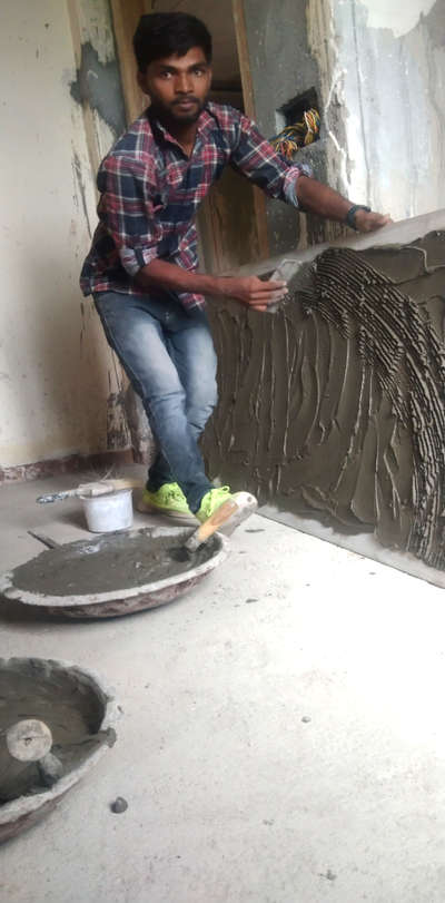 tiles finishing fitting working