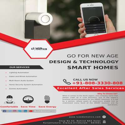 Smart Home Solutions.
Designed to make your life simpler.