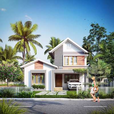 3D _Exterior design💚
#HouseRenovation 

@Alappuzha 

 #3Dexterior #Alappuzha #3Ddesigner #InteriorDesigner #KeralaStyleHouse