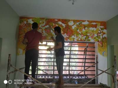 #muralpainting  #WallDecors  #LivingroomDesigns  #muralpaintingonwall