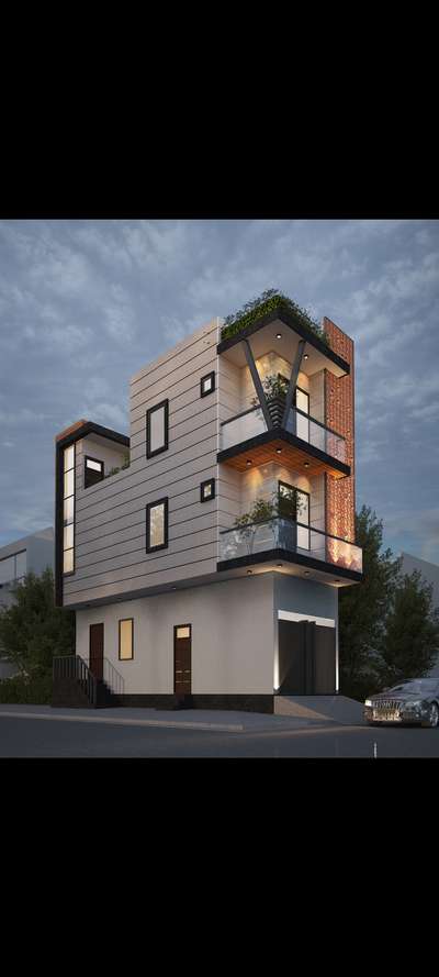 3d elevation for 3floors house #Architect #architecturedesigns #Architectural&Interior #InteriorDesigner #3delivation #3delevation🏠 #Modularfurniture #LayoutDesigns #HouseConstruction #ModularKitchen #modularwardrobe #Modularfurniture