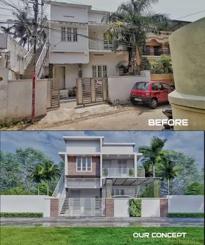 CLIENT:MAHEEN
PLACE:AMBALATTARA, TRIVANDRUM
#trivandrum #Thiruvananthapuram #SANDSTONEBUILDERS #SandStone #HouseDesigns #Before #After #HouseRenovation #renovations #renovation #MAKEOVER #3d #sketchup3d #Designs #ElevationDesign #frontElevation #cladding