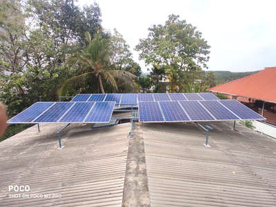 6KW ONgrid solar power plant @ Kakkanadu site
