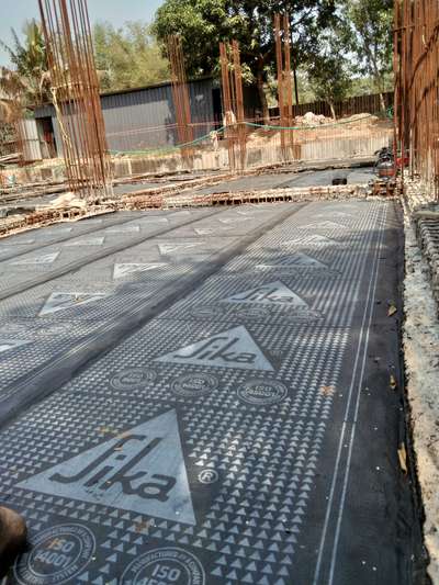 #Waterproofing  floor and foundation .
