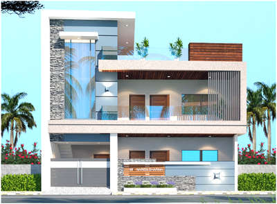 Front Elevation Design more information contact us +91 7027275262