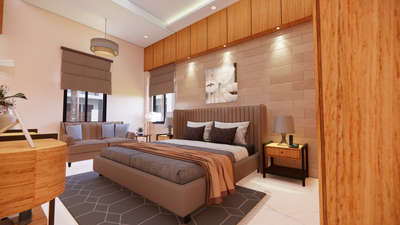 bedroom interior design
.
.
.
 #InteriorDesigner #Architectural&Interior #BedroomDecor #upvcwindow #natural_tiles #woodenfinish #MasterBedroom