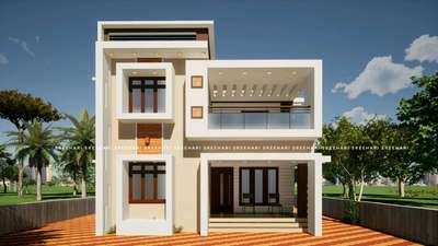 1800 sqft modern  4 bhk house design. #modernhome #budgethomes #keralahousedesigns 
#keralahouses