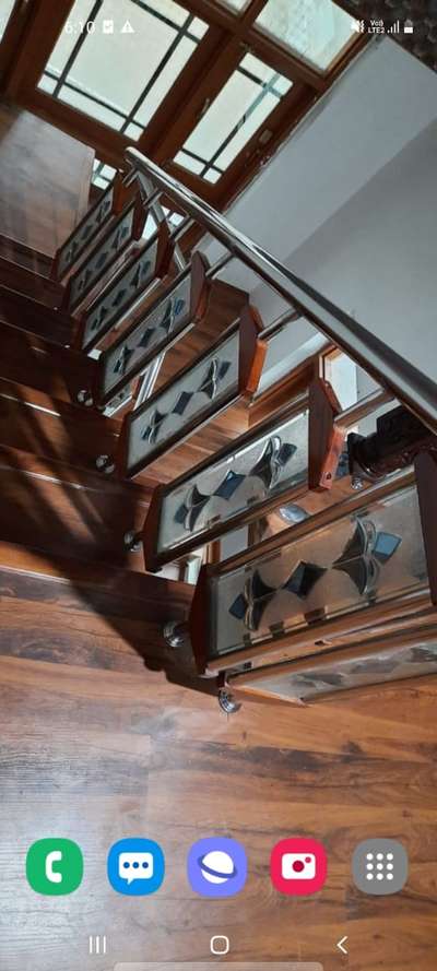 wooden & steel railling #railing