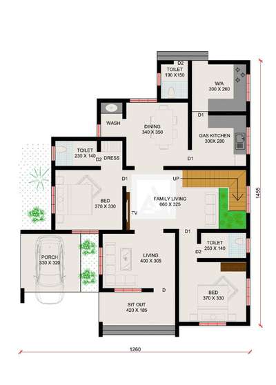 *2D Floor Plan*
1. Upto buildup area 2000 sq.ft = ₹ 3000

2. 2000 - 3000sq.ft = ₹ 4000

3. Above 3000 sq.ft = Extra ₹ 500 for each 100 sq.ft
