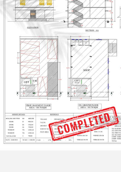 #completionplan #permitdrawing