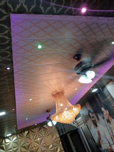 ceiling interior #customized_wallpaper #WALL_PANELLING  jv interior jaipur