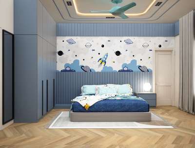 3d kids bedroom #InteriorDesigner #WardrobeIdeas