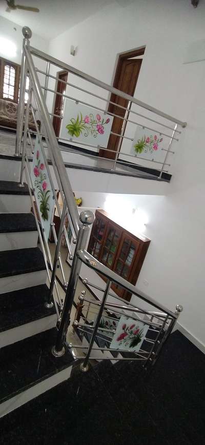 All kinds off stainless steel works #പത്തനംതിട്ട  #SteelStaircase  #ss+glasswork
contact: 9947112612