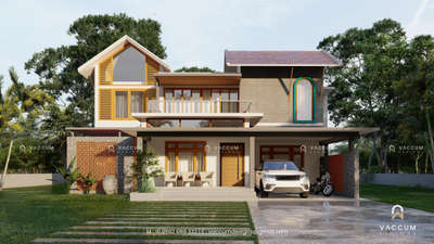 Proposed Residential Design
5BHK House
Location : Edakkara
Style : Mixed
Area  : 2900 sq.ft

Ground floor

3 Bedroom
Formal Living
Family Living
Dining Room
3 Attached Toilet(with dressing room)
Kitchen
Work Area
Porch
Courtyard

First Floor

2 Bedroom
Upper Living
Balcony
 2 Attached Bathroom (with dressing room)