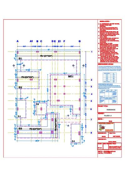 #Excavation working plan
 #floor plan
 # 2d elevation
# contractor drawing