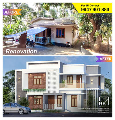 Renovation Project @Thrissur
  #KeralaStyleHouse  #HouseDesigns  #HouseRenovation  #homesweethome  #keralahomeconcepts  #Architectural&Interior  #InteriorDesigner  #keralahomeplans  #Thrissur