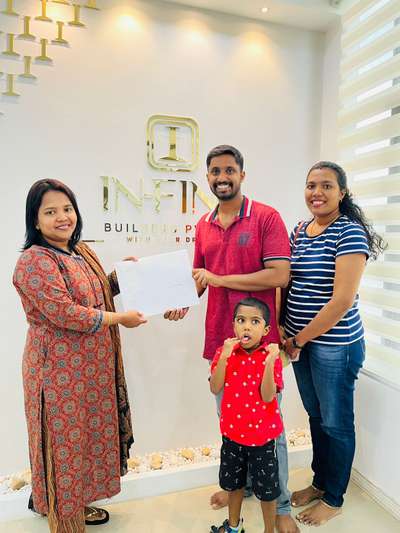 Hearty welcome to In-fine family🎉Agreement day😍.... Your dream is our concern
 #besthome   #Best_designers  #dreamhouse  #best_architect  #BestBuildersInKerala  #bestquality