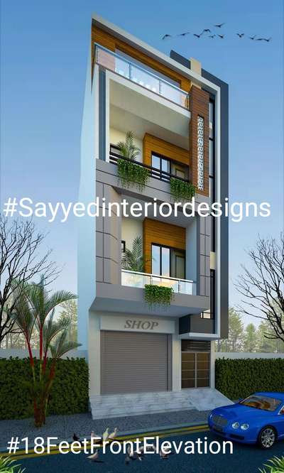 18 feet front elevation Design ₹₹
 #18feetelevation
 #frontElevation  #extrior_design  #sayyedinteriordesigner  #sayyedinteriordesigners