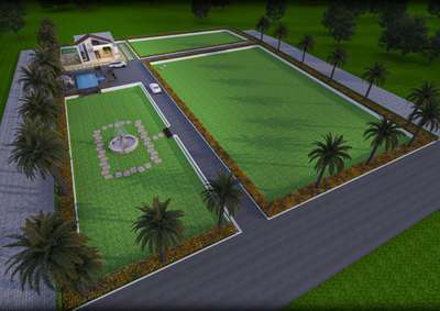 Farmhouse
Building Construction.
Swimming Pool.
Landscaping
