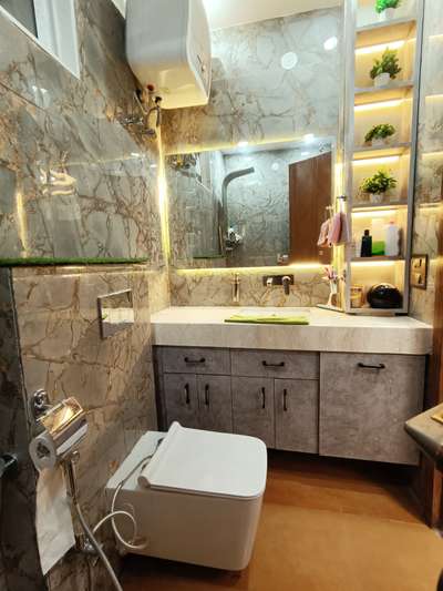 Lighting, Bathroom, Storage Designs by Interior Designer sugandh Rajput, Delhi | Kolo