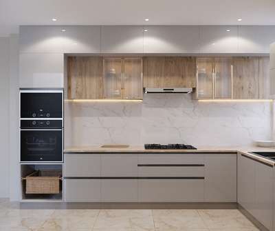 *Modular kitchen *
A complete Modular kitchen. Except Hob and chimney and sink and other electronic appliances.