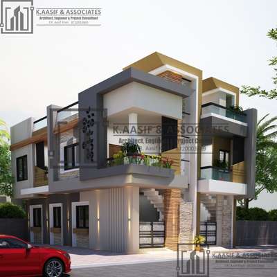 design by K.Aasif and Associates  #Architect  #CivilEngineer  #InteriorDesigner  #Structural_Drawing  #StructureEngineer  #houseplans