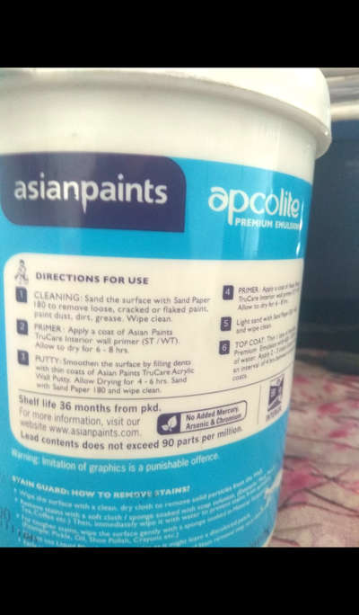 *Asian paints apcolite premium emulsion 20 ltr*
premium quality interior emulsion from asian paints with matt finish