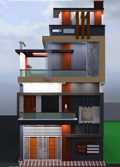 Exterior Designs by Civil Engineer Subhan Ansari, Delhi | Kolo