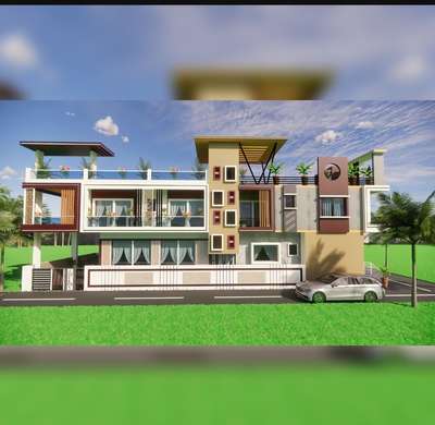 Exterior design  #HouseDesigns  #ElevationHome  #ElevationDesign  #3D_ELEVATION