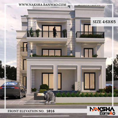 Running project #Chittorgarh Raj.
Elevation Design 46x65
#naksha #nakshabanwao #houseplanning #homeexterior #exteriordesign #architecture #indianarchitecture
#architects #bestarchitecture #homedesign #houseplan #homedecoration #homeremodling  #india #decorationidea #Chittorgarharchitect

For more info: 9549494050
Www.nakshabanwao.com