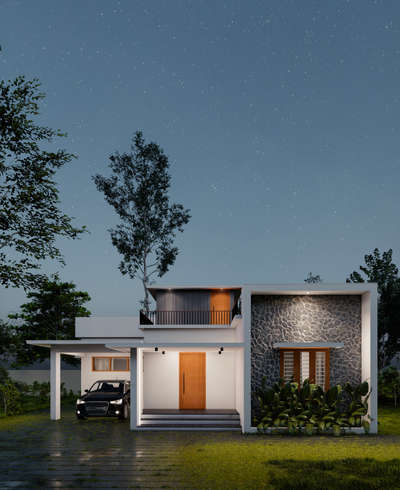 #ElevationDesign  #exterior_Work #KeralaStyleHouse  #3d