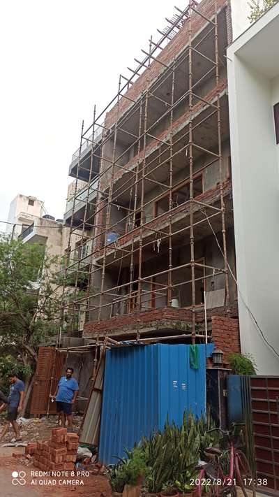 scaffolding lagvaye aur labour rate pe bhi kaam krvaye 9369206079 #builders #hplcladding #signageboard #plasterwork