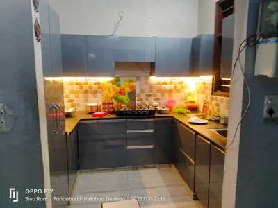 modular kitchen  #gurjanplywood  #godrejkitchensbs