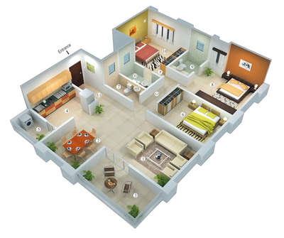 3D floor plan
.
.
.
#3dhouse #InteriorDesigner #KitchenInterior #furnitures #spaceplanning